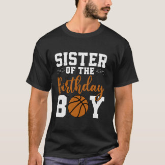 T-shirt Soeur De L'Anniversaire Garçon Correspondant Bir D