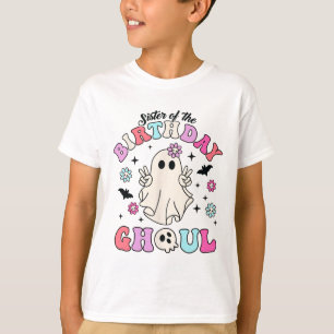 T-shirt Soeur De L'Anniversaire Ghoul Super Halloween Ghos