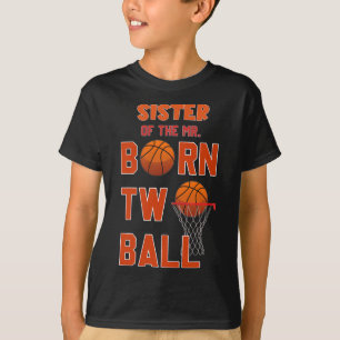 T-shirt Sœur de M. Né Deux Ll Croquis 2e Anniversaire