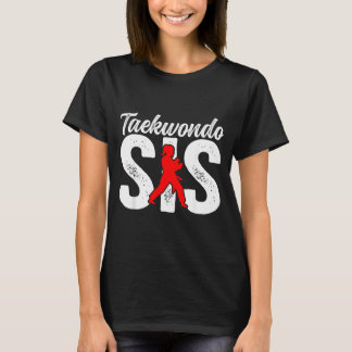 T-shirt Sœur de Taekwondo Combattante de Taekwondo