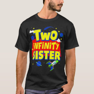 T-shirt Soeur Deux Infinités Et Au-Delà Décoration Anniver