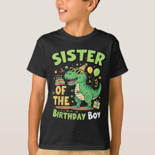 T-shirt Sœur du garçon qui fête son anniversaire Famille d