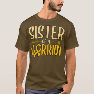 T-shirt Soeur D'Un Guerrier Sensibilisation Au Cancer Chez