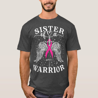 T-shirt Soeur D'Un Guerrier Soutien À La Sensibilisation A
