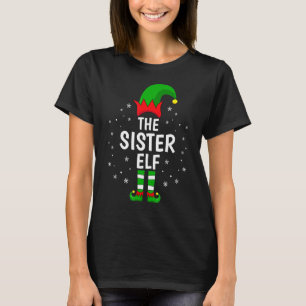 T-shirt Soeur Elf Xmas Matching Famille Drôle Noël