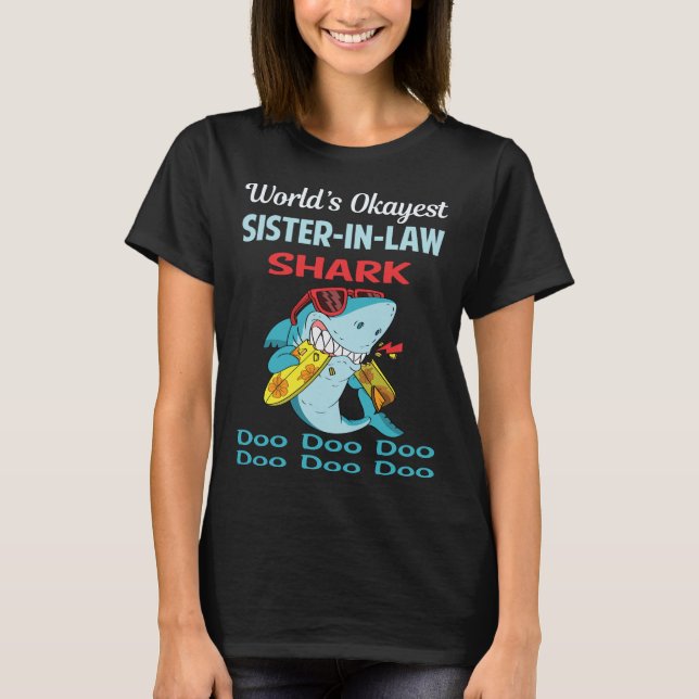 T-shirt SOEUR-EN-DROIT Funny Shark (Devant)