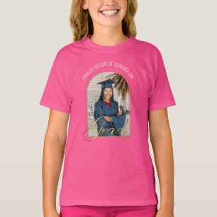T-shirt Sœur fière moderne de la remise de diplômes person