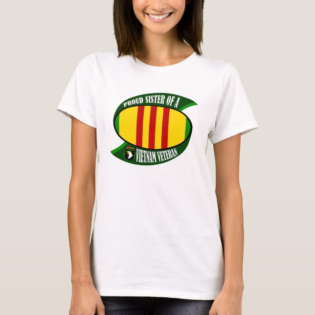 T-shirt Soeur fière - vétérinaire du Vietnam (Devant)