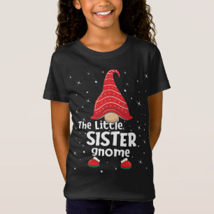 T-Shirt Soeur Gnome Famille Correspondance Noël Drôle Cade