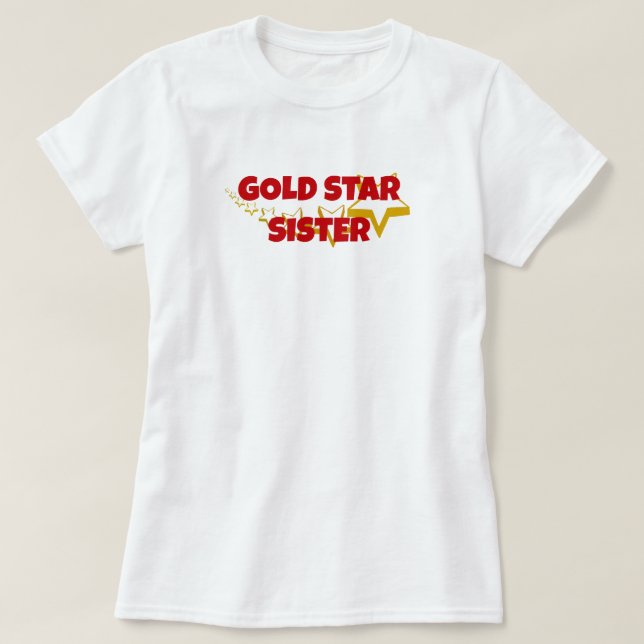 T-shirt Soeur Gold Star (Design devant)