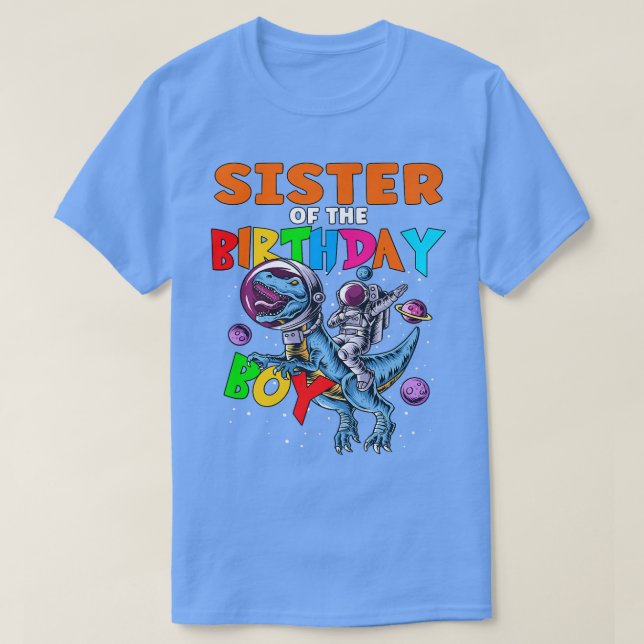 T-shirt Soeur Rawr De L'Astronaut Anniversaire D (Design devant)
