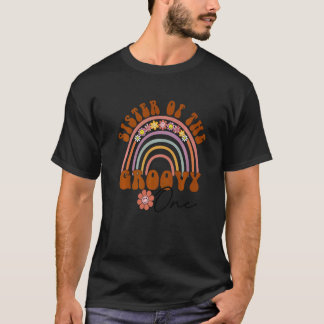 T-shirt Soeur Rétro Super Un Correspondant Famille Anniver
