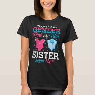 T-shirt Soeur Rose Ou Bleue Gardienne De La Soeur Genre Lo