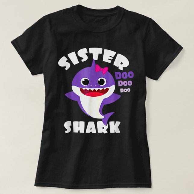T-shirt Soeur Shark Chemise Soeur Shark Lover (Design devant)