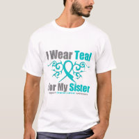 Soeur tribale turquoise de ruban de Cancer ovarien