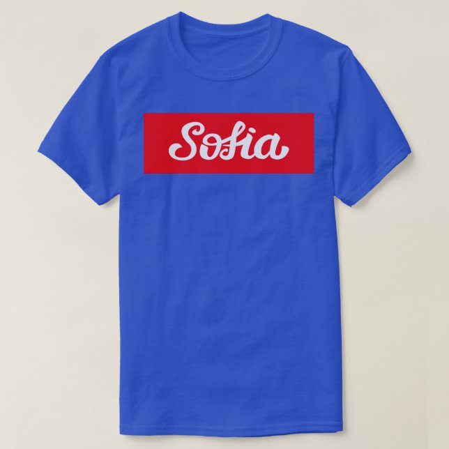 T-shirt Sofia Mon Nom Est Sofia 1 (Design devant)