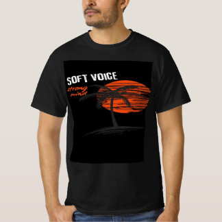 T-shirt Soft Voice coucher de soleil Tee silhouette – Mini
