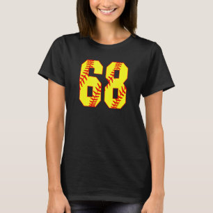T-shirt Softball 68 Fast Pitch Love Softball Maman Favorit
