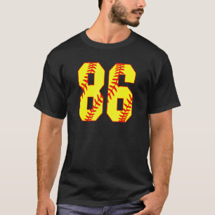 T-shirt Softball 86 Fast Pitch Love Softball Maman Favorit