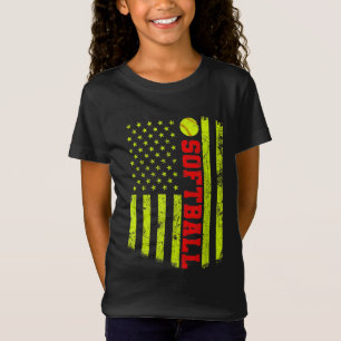 T-Shirt Softball américain