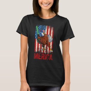 T-shirt Softball American Eagle 4 juillet Garçons Girl Ame