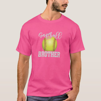 T-shirt Softball Brother Vintage Softball Famille correspo