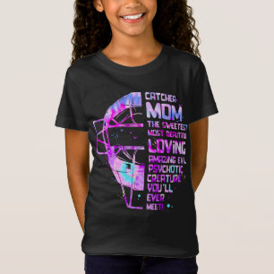 T-Shirt Softball Catcher Maman Le plus doux L