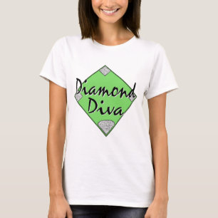 T-shirt Softball Diamond Diva