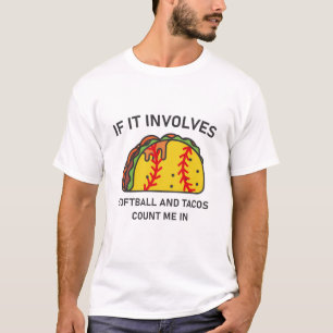 T-shirt Softball et tacos drôle taco mardi Cinco