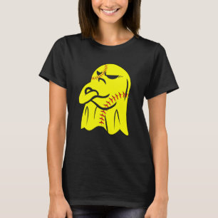 T-shirt Softball Ghost Softball Lover Halloween Costume_1