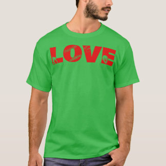 T-shirt Softball LOVE Funny 1