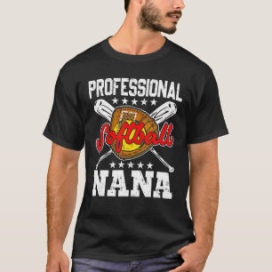T-shirt Softball professionnel Nana Joyeux fête des mères