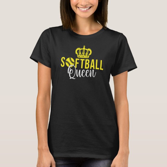 T-shirt Softball Queen (Devant)