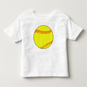 T-shirt softball Toddler sur mesure