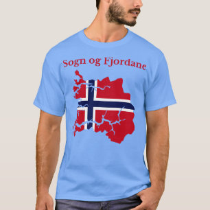 T-shirt Sogn og Fjordane Comté de Norvège