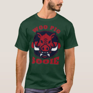 T-shirt Soie de porc en rouge