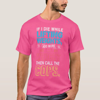 T-shirt Soignée D'Entraînement Chemise De Gym Si Je Mouds 