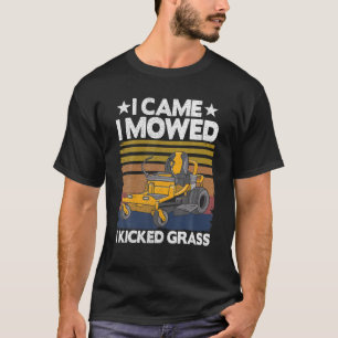 T-shirt Soin De Pelouse Drôle Mower De Pelouse Je Suis Ve