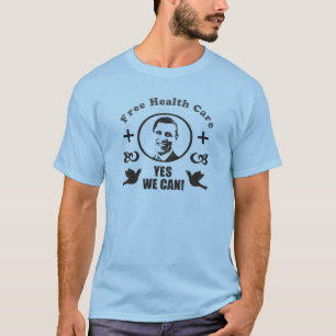 T-shirt Soin de santé gratuit Oui nous pouvons Obama