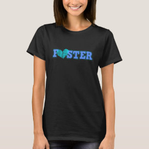 T-shirt Soins d'accueil Amour du coeur Enfants adoptés Fos