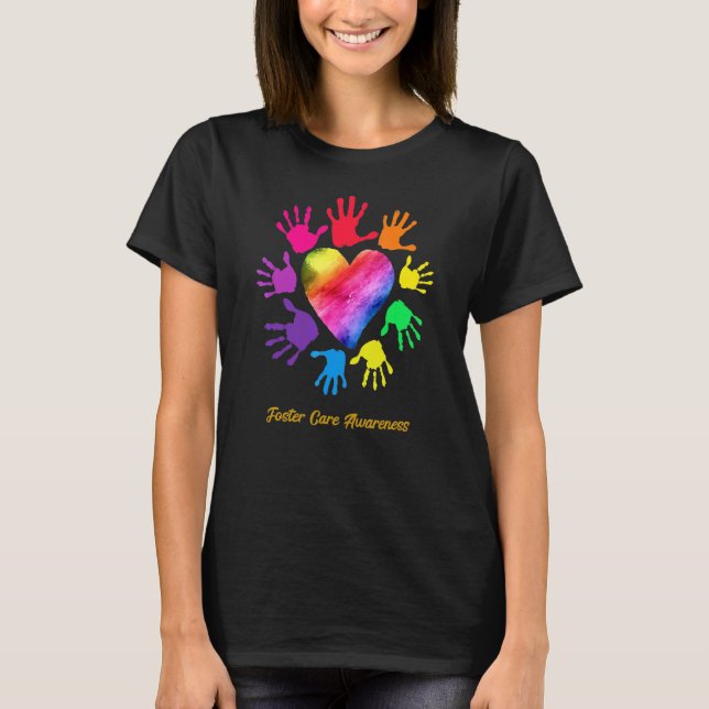 T-shirt Soins d'accueil Sensibilisation Main Soins d'accue (Devant)
