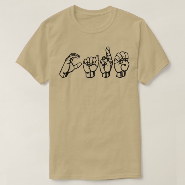 T-shirt Soins dans ASL (Design devant)