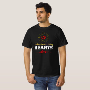 T-shirt Soins des mains, Soins des coeurs - Citation Inspi