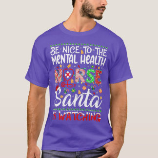T-shirt Soins Infirmiers En Santé Mentale Soyez Ravi D'Inf