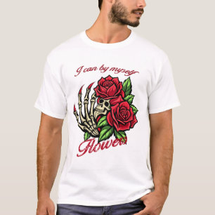 T-shirt Soins personnels pour Roses rouges
