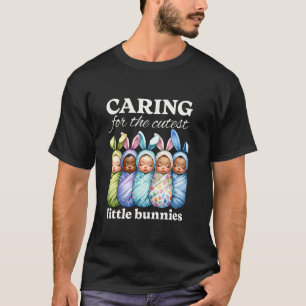 T-shirt Soins pour les plus mignons petits lapins de Pâque