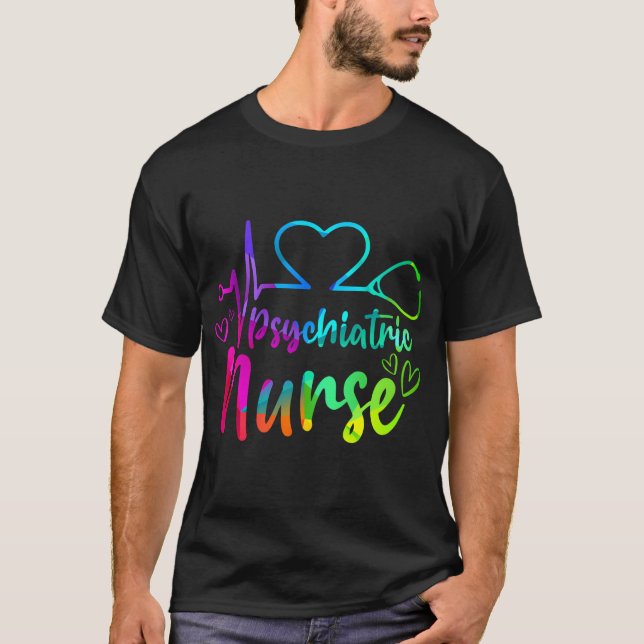 T-shirt Soins Psychiatriques Semaine Des Soins Infirmiers  (Devant)