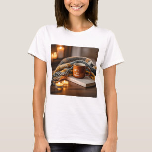 T-shirt Soirée aux chandelles chaleureuses et cosy