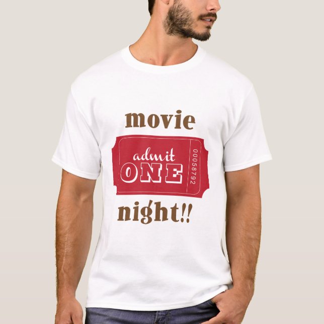 T-shirt Soirée cinéma (Devant)