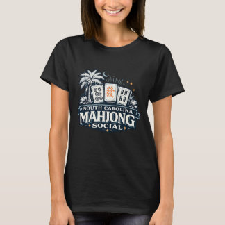 T-shirt Soirée Mahjong en Caroline du Sud – Rétro Palmetto